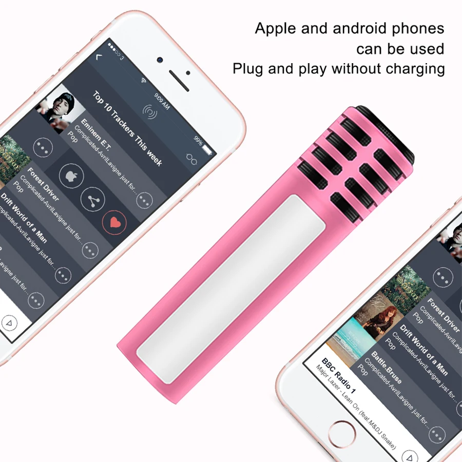 MAMEN мини микрофон конденсаторный звук Запись проводной модный микрофон Android/ios радио поет и записывает комплект KTV караоке