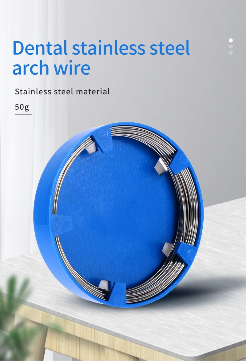 VV Dental Braces Wire 0.5/ 0.6/ 0.7/ 0.8/ 0.9/ 1.0/ 1.2 mm Stainless Steel Arch Wire for Orthodontic Teeth Surgical Instruments