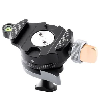 

Wide Use Built In Bubble Levels 360 Degree Mini Ball Head 1/4 Thread Camera Tripod Mount Travel Portable Universal With Clamp