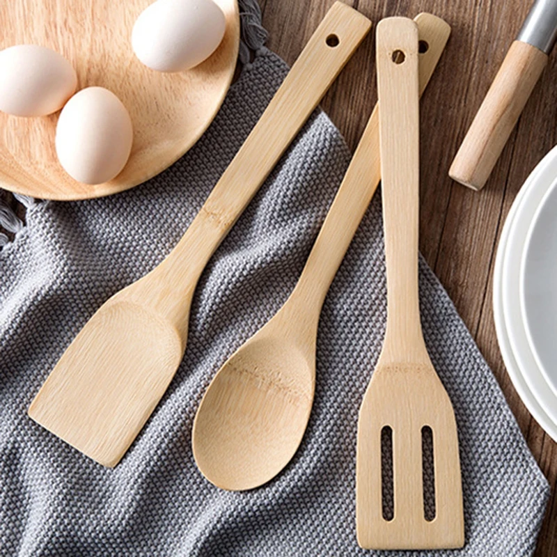 Wood Tableware Spoon Rice Colander Soup Skimmer Cooking Spoon Scoop Kitchen Reusable Tool Accessories 1Pcs wooden spoons,wood honey spoons