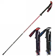 КОРАМАН 1515# ультра-светильник EVA прямой захват ручка из углеродного волокна, 5-секционный Регулируемый трости Пеший Туризм палочки со внутренним, вращающимся затвором