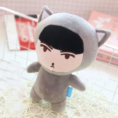 13 23 см EXO Плюшевые Куклы Kawaii Корея Мода суперзвезда фигура плюшевые игрушки девочки-поклонницы подарок - Цвет: 13