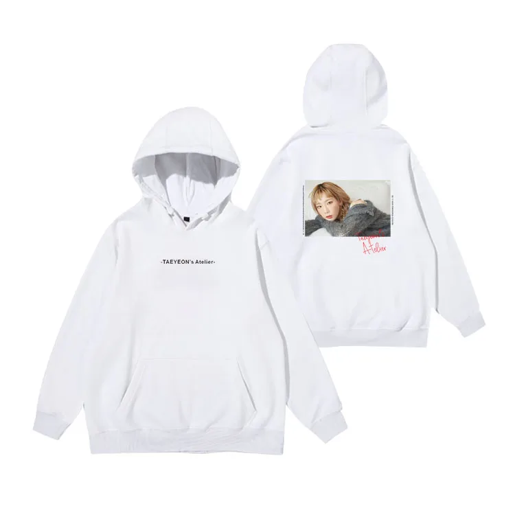 thin Taeyeon's atelier/толстовки для девочек с принтом на фото, унисекс, модный флисовый/тонкий пуловер, толстовка - Цвет: thin