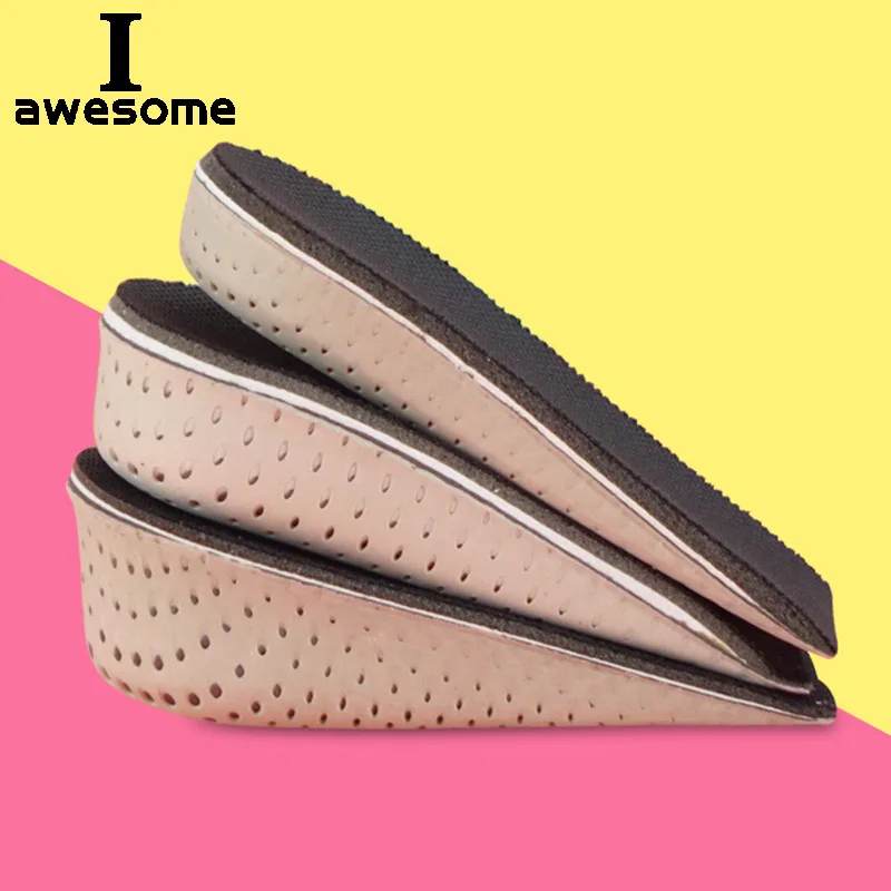 Unisex Verstelbare Binnenzool 1 Paar 2Cm 4Cm Hoogte Toename Inlegzolen  Memory Foam Liften Voegt Hogere Schoenen Half pads Schoen  Kussen|Inlegzolen| - AliExpress