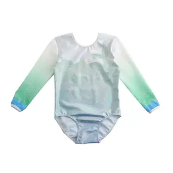 

Kid Children Bodysuit Dance Wear Three Quarter Sleeve Gymnastics Leotard Ballet Practice Dance Costume Suit