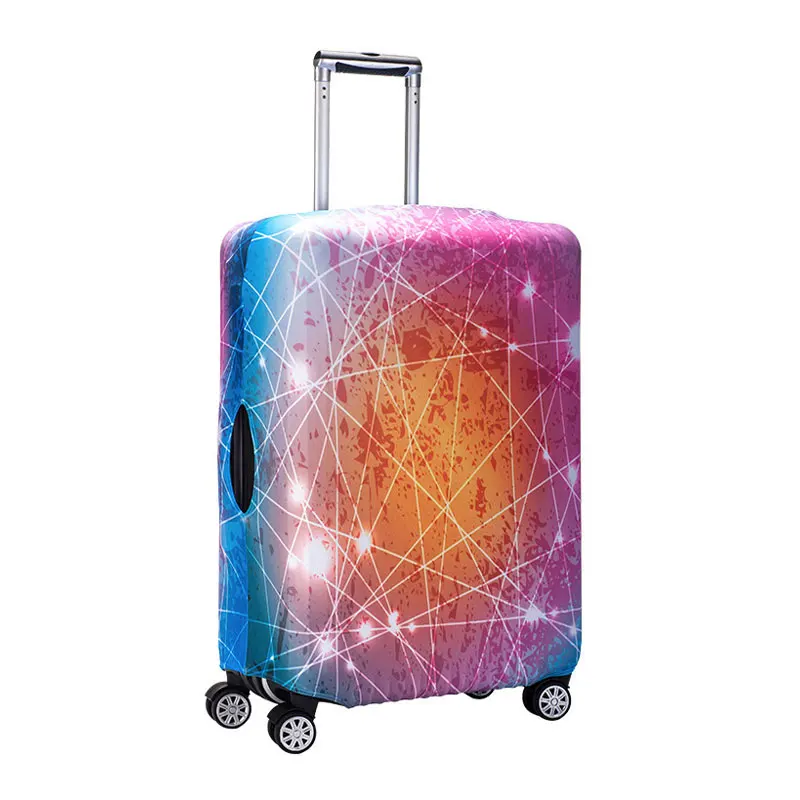 TRIPNUO Толстые Комплекты одежды чехол Защитные чехлы для 18-32 дюймов костюм чехол для путешествий Чемодан сумка тележка эластичные Чемодан крышка - Цвет: X