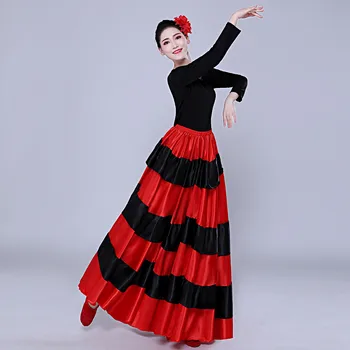 

Swing 180-720 Bohemia Summer Casual Gypsy BOHO Full Circle Silk Dance Female Pleated Plissee Skirt Long Maxi Skirts Womens