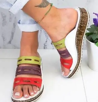 

YEELOCA 2020 Summer Women Sandals Stitching Sandals m002 Ladies Open Toe Casual Shoes Platform GF6541