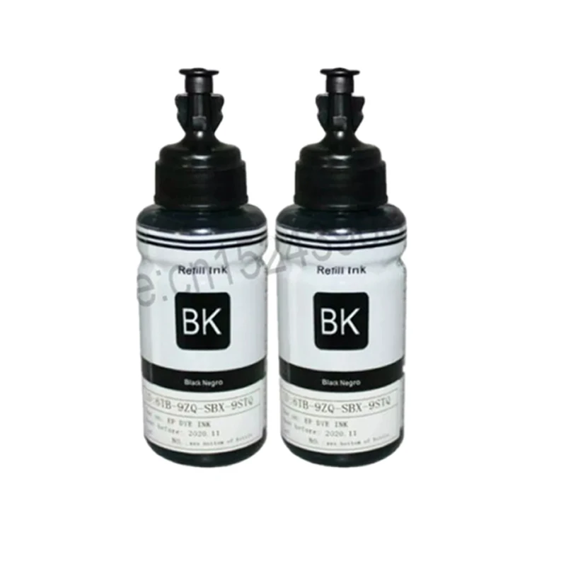 HTL 2PK 70 мл краситель пополнения чернил совместимый для epson L200 L210 L222 L100 L110 L120 L132 L550 L555 L300 L355 L362 чернила для принтера