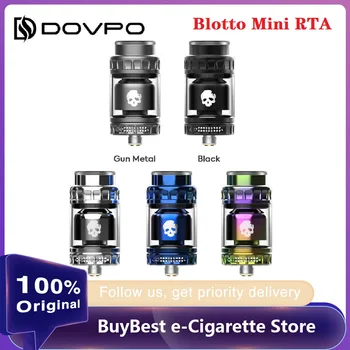 

Original DOVPO Blotto Mini RTA 2ml/ 4ml Capacity Dual Diffusion Airflow & 23.4mm Diameter top filling Vape Atomizer vs Zeux X