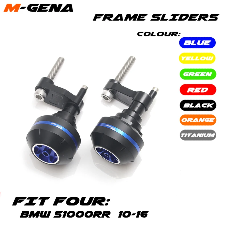 

CNC Crash Pad Frame Slider Protection Guard For S100RR S1000 S 1000 RR 2010 2011 2012 2013 2014 2015 2016 10 11 12 13 14 15 16