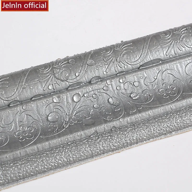 Самоклеющиеся наклейки на стену 3D Белый Розовый Поролоновый край окантовка границы Водонепроницаемый Анти-столкновения Фоновые наклейки на стену