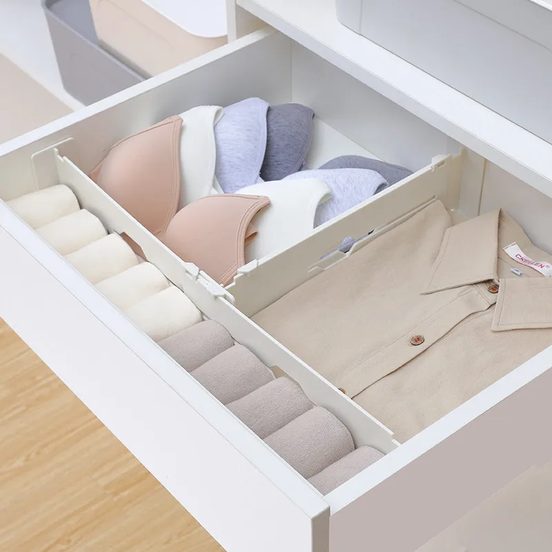 Drawer Dividers Organizers Adjustable Plastic Separators for Bed
