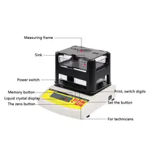 Измеритель плотности драгоценного металла Высокоточный тестер плотности Цифровой Электрический многофункциональный бесплатный клапан дизайн для золота и серебра