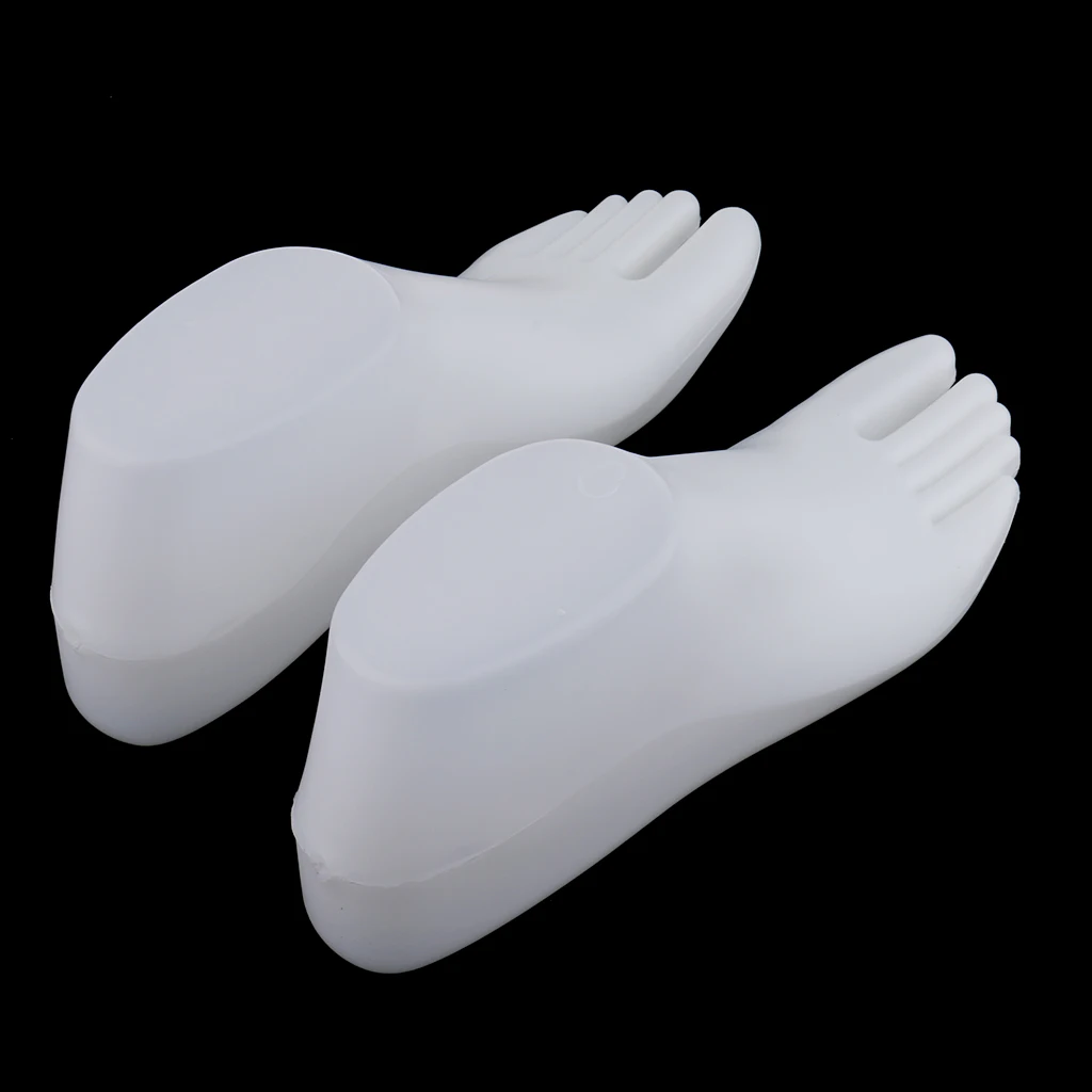 Foot Display Mold- 3 Colors Female Feet Mannequin Short Stocking for Jewelry Socks Shoes Ankle Bracelet Display
