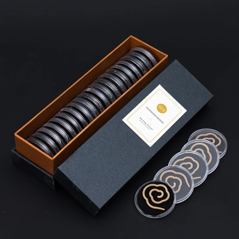 Pinny Natural Nha Trang Vietnam Agarwood Incenso Aromatico Camera Fragranza Oud Bobina Di Incenso Migliore Meditazione