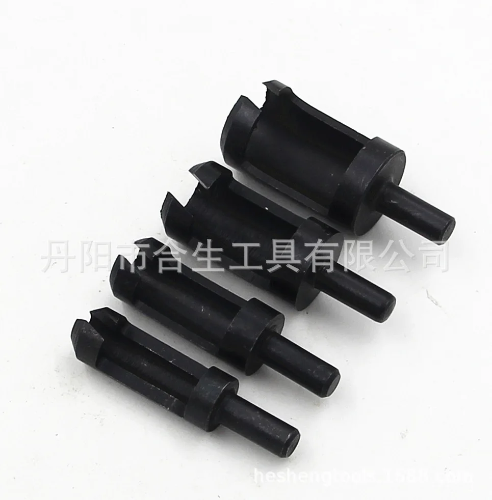 

Take Wooden Plug Knife Four-piece Set Woodworking Drilling Take Rod round Shank Drill Bit Get round Wood Material Processing Bud