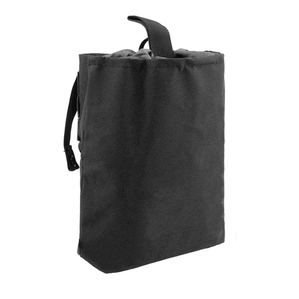 Тактическая Сумка Molle, подсумок, подсумок для охоты, страйкбола, военного оружия, патронов, складной карманный ремень, поясная сумка - Цвет: Black