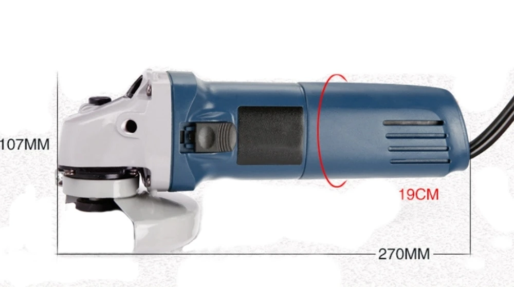 LAMEZIA 1250W Electric Power Tool Angle Grinder Grinding Cutting Machine For Woodworking