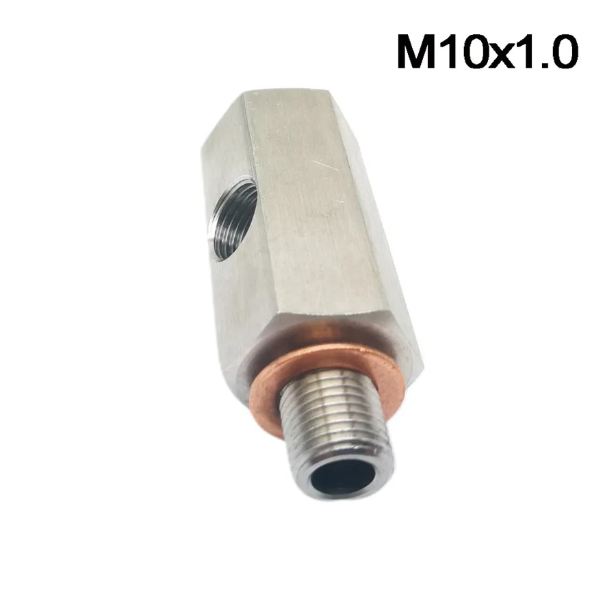 1/8 &quotNPT датчик давления масла тройник к M10 Мужской адаптер питания линия датчика