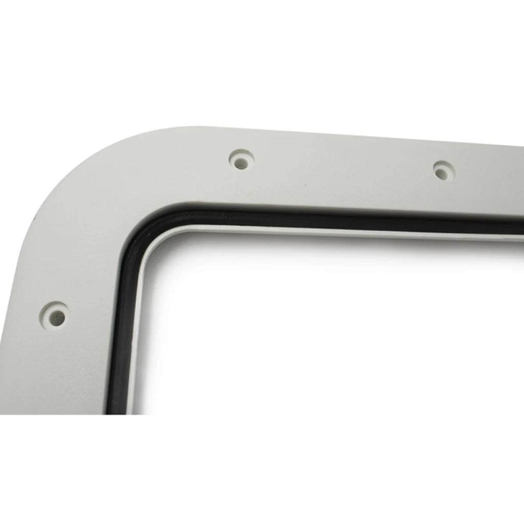 Marine Boat Kayak Canoe Deck Hatch & Lid Cover for Boats, White, 42.5 x 31.5 x 2cm/16.7 x 12.4 x 0.8 inch