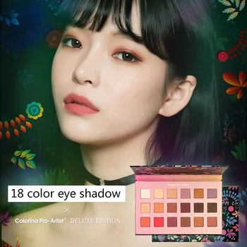 

18 Color Paper Texture Matte Eye Shadow Palette Waterproof Anti-fouling Lasting Not Blooming Dyeing Low Light Eye Shadow MKXJ