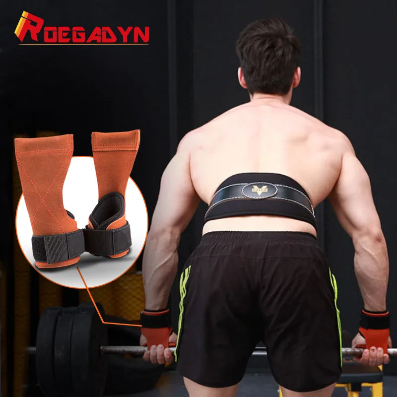 

ROEGADYN Gym Trainer Wristbands Supports Universal Wrist Strap Weight Lifting Orange Polyester Gym Wrist Straps Lifting Training