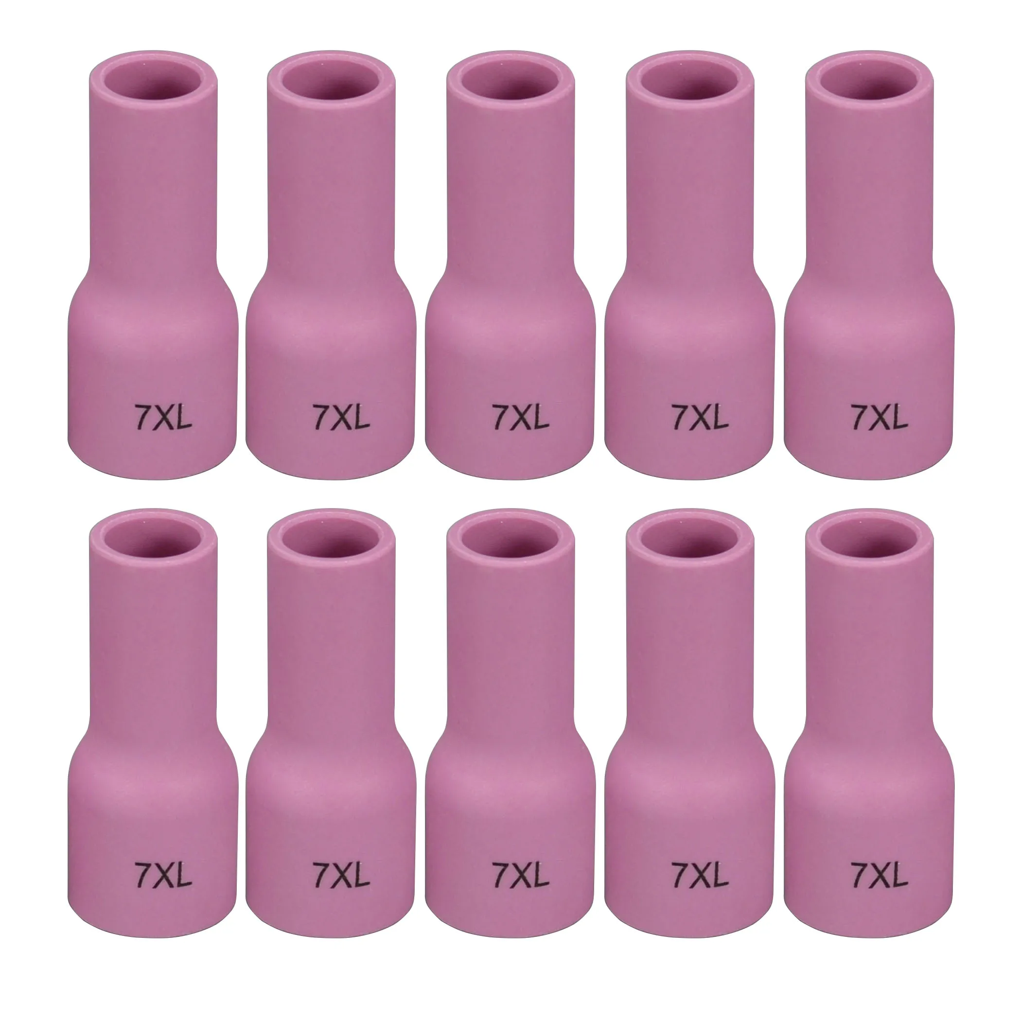 

TIG Alumina Nozzle Gas Lens Ceramic Shield Cups 53N61XL 7XL# 48mm Fit Welding Torch Accessories SR PTA WP 9 20 25 Series 10pcs