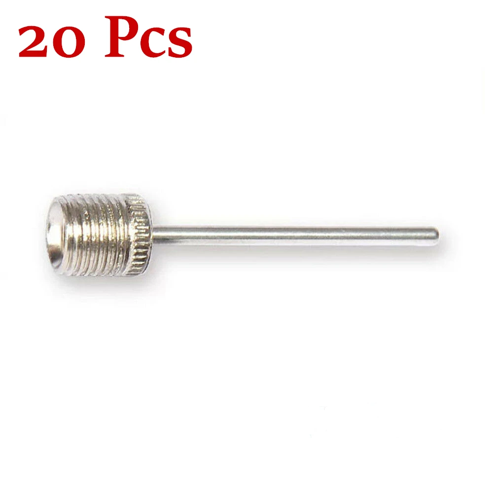 20x Sports Inflating Needle Pin Nozzle Football Basketball Soccer Ball air Pump 