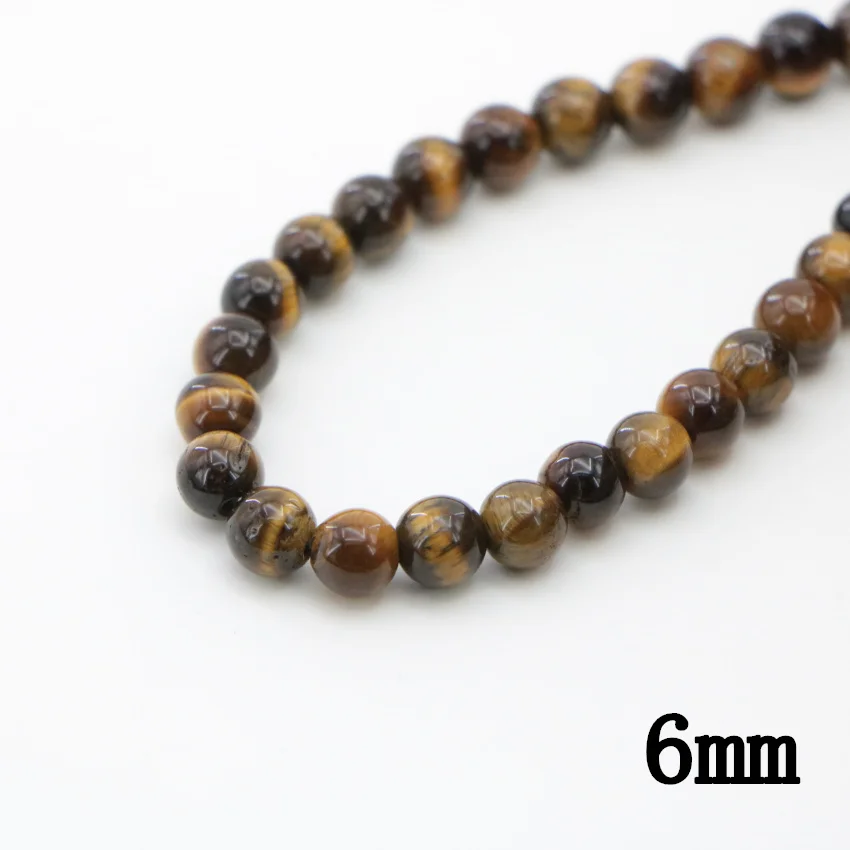 1 Natural gemstone Jasper yellow tiger eye beads (11)(1)