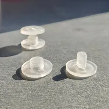 Vis de fixation en plastique, Rivets, écrou ondulé, reliure, bouton de verrouillage, goujons torsadés à la main, environnement L0.7cm, 400 ensembles