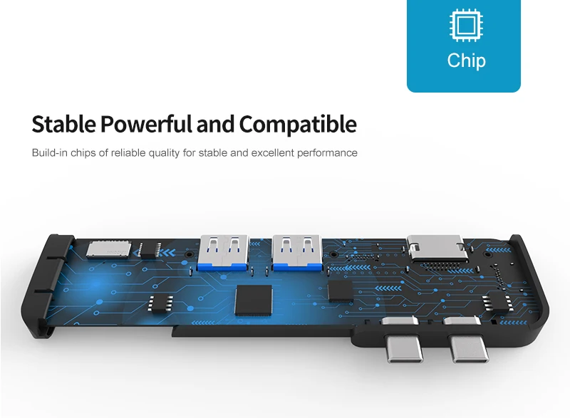 Hub USB Tipo-C para Adaptador HDMI, 4K
