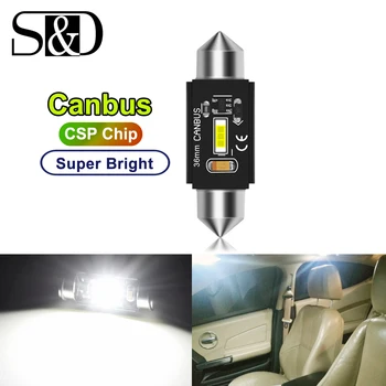 

1Pc Canbus C5W C10W Bulbs 31mm 36mm 39mm 41mm Festoon Led Car Interior Light Dome Reading License Plate 6000K 12V Auto Lamps