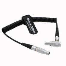 Кабели Элвина 5 Pin Timecode спиральный кабель для звуковые устройства ZAXCOM DENECKE XL-LL