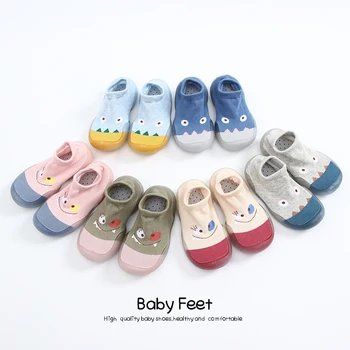 

Baby Socks With Rubber Soles Cartoon Baby Shoes Infant Sock