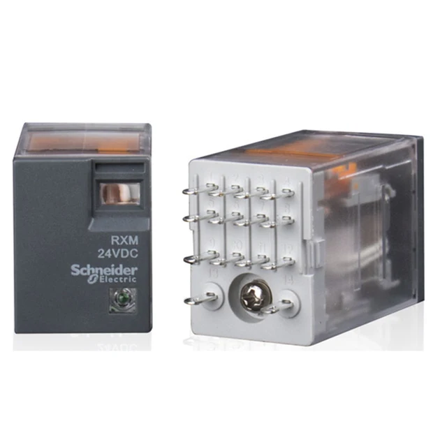 14 Pin Control Relay RXM4LB2BD Small Relay 14 Pin - 3A Four Open Four ...