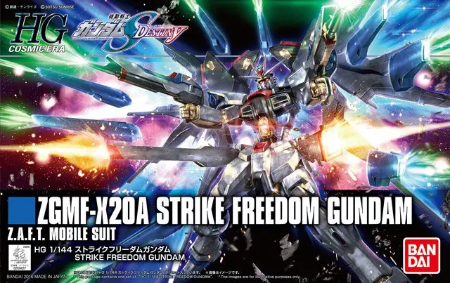 Bandai HGUC HGCE 201 свободу оживить 1/144 воина гундама ZGMF-X20A сборка модель Наборы фигурку |