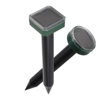 

4pcs Ultrasonic Solar Power Mouse Repeller Outdoor Garden Yard Mole Rat Rodent LED Light Repeller for Outdoor Lamp Yard Garden