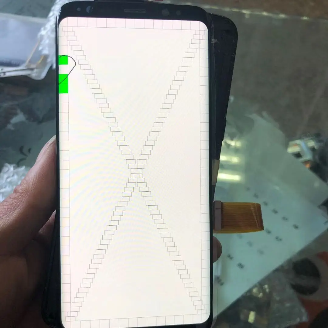 Оригинальный AMOLED ЖК дисплей для Samsung Galaxy S8 G950 G950F с дефектом и сенсорный экран