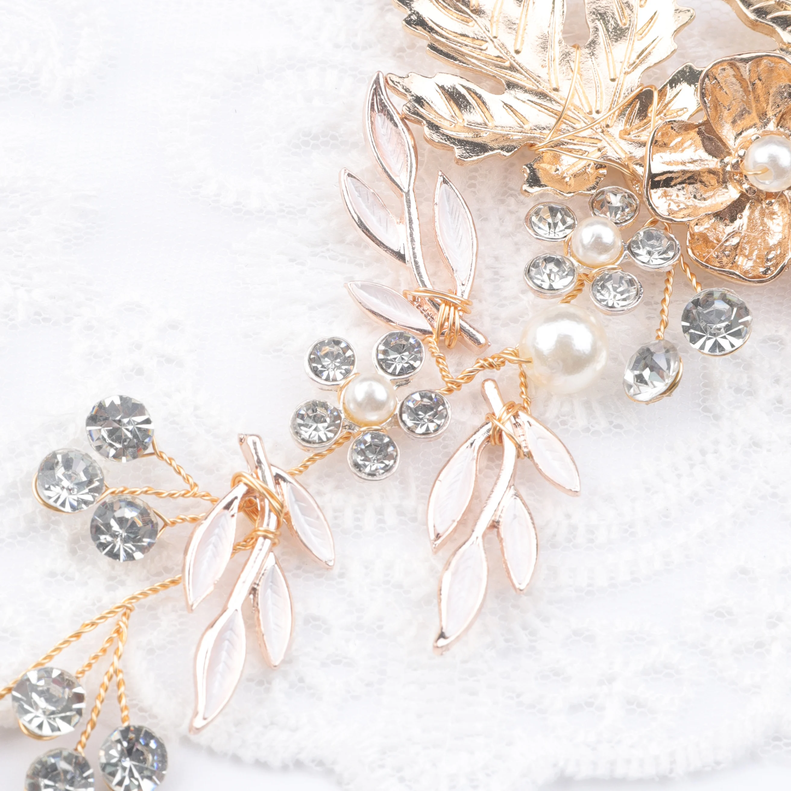 Женский винтажный головной убор золотистая тиара ручной работы с блестящими