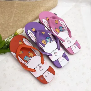 

Cartoons Womens Girl Summer Beach Shower Sandals Flip Flops Slipper Bath Home Shoes