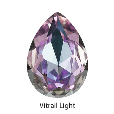 Vitrail Light Все размеры Супер Блестящие Необычные слеза падение K9 стекло стразы россыпью Piontback Strass клей для страз на одежде ювелирные изделия аксессуары - Цвет: Vitrail Light