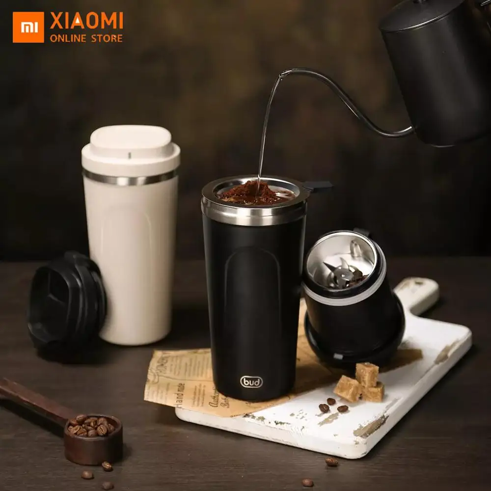 

Xiaomi BUD Portable Mini Electric Coffee Machine Grain Grinder Coffee Espresso Machine China Thermos Bottle Coffee For Office