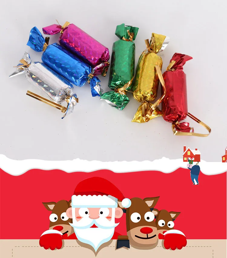 DIY рождественские аксессуары, Рождественская елка, украшение, висящая Снежинка, Санта-Клаус, карта, сосна, конус, кулон, бант, набор
