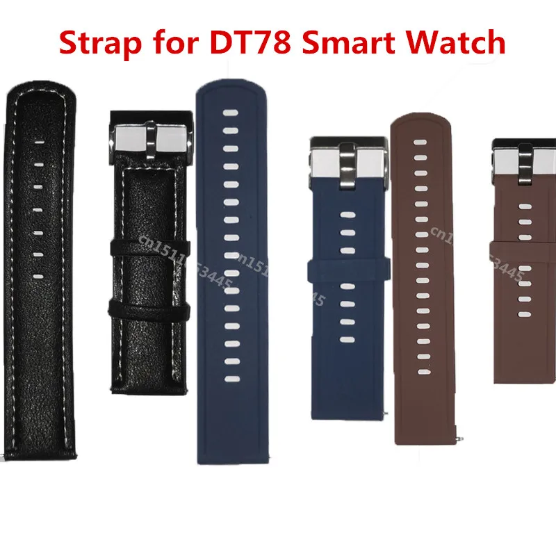 

Original DT78 Straps Smart Watch IP68 Waterproof Heart Rate Blood Pressure Monitoring Smart Watch Band Strap for DT78