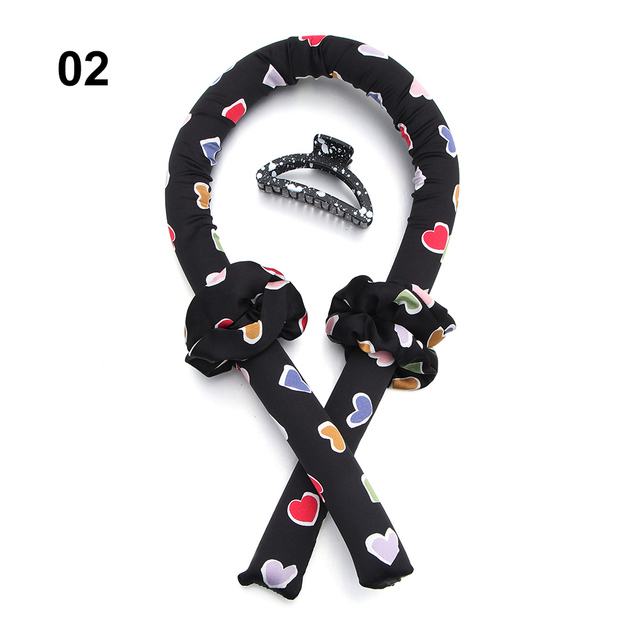 Easy To Use Heatless Curling Rod Lazy Curler Silk Curling Ribbon Make Hair Curly Wave Formers Headband Wave Formers
