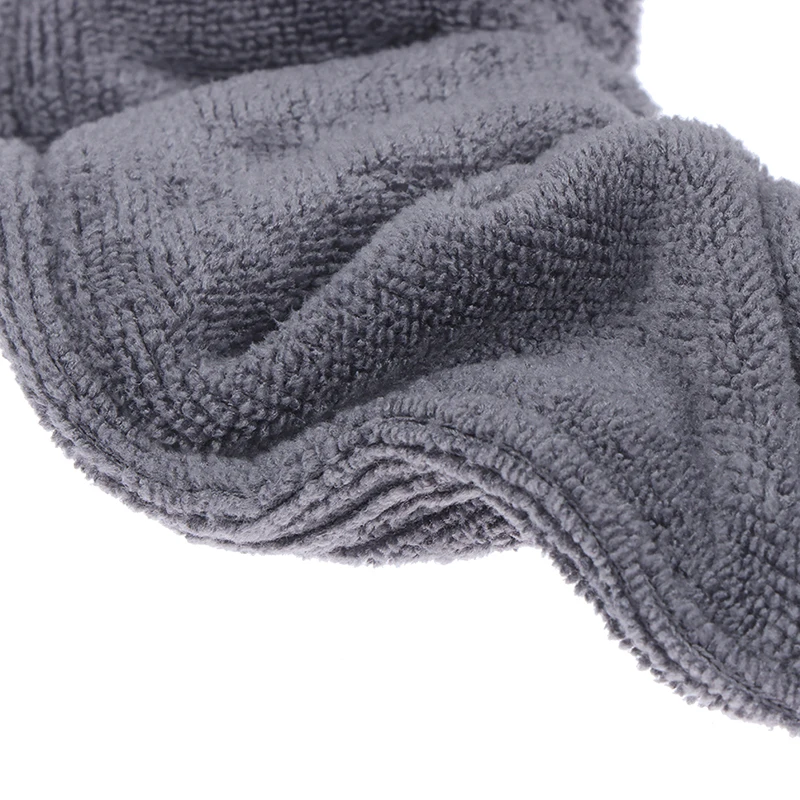 Neue Frauen Große Breite Mikrofaser Haar Trocknen Scrunchies Handtuch Haar Band Für Frizz Freies Solide Gummiband Haar Krawatte Für sport Yoga – Detail 8