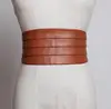Women's runway fashion pu leather elastic Cummerbunds female Dress coat Corsets Waistband Belts decoration wide belt R1775 ► Photo 2/2