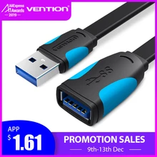 Vention USB2.0 3,0 кабель-удлинитель для мужчин и женщин кабель-удлинитель USB3.0 кабель-удлинитель для портативных ПК USB кабель-удлинитель