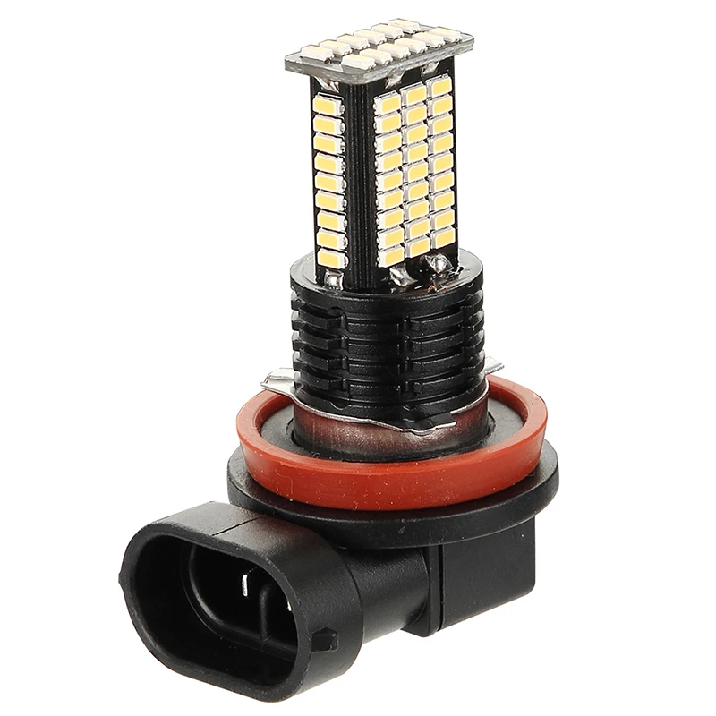 2 шт. H8/H9/H11 туман светильник s лампы 3014SMD 3200LM 6000K белый вождение автомобиля ходовой огонь автоматические светодиоды светильник 12V 24V